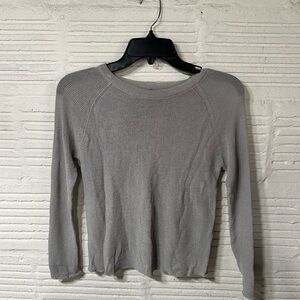 Women's Eileen Fisher Gray‎ Knitted Long Sleeve Sweater Size S